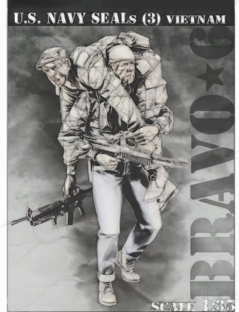 GK US Navy SEALs Resin-Soldatenmodell, unmontierter und unbemalter Bausatz, 1/35 - Bild 1