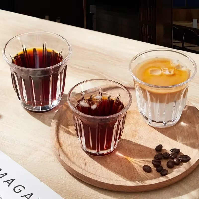 JUSTINLAU 2er Set Hitzebeständige Gläser für Kaffee, Cappuccino und Cocktails, Transparent - Bild 2