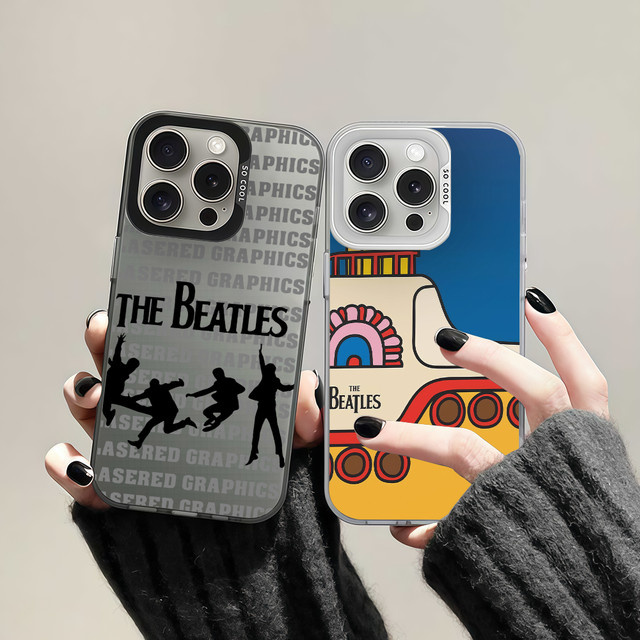 IMD Color Cover Handyhülle mit Beatles Musik Design für iPhone 11 bis iPhone 17 Pro Max Plus Mini in Multicolour - Bild 1