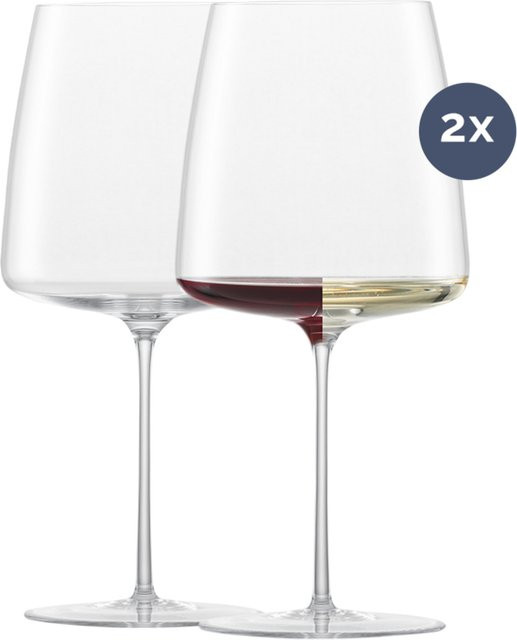 Zwiesel Glas Simplify Universal Weinglas aus Kristallglas, Transparent - Bild 1