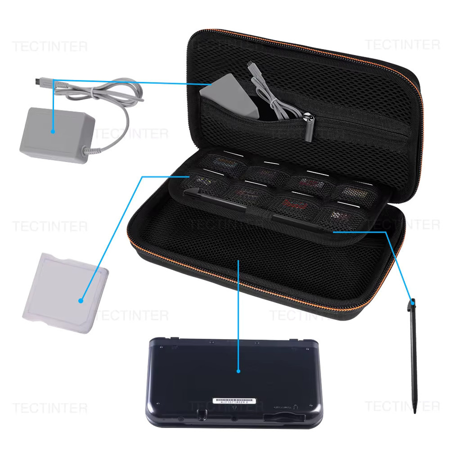 Nintendo Tragetasche für Spielkonsolen wie Nintendo 3DS, 2DS und DSi in Schwarz - Bild 3