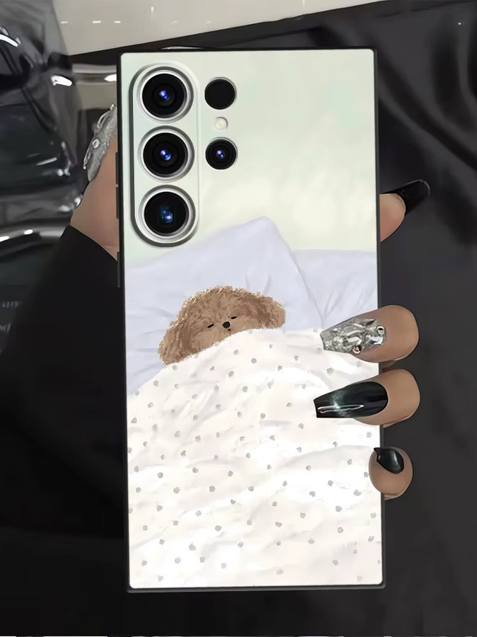 Samsung Galaxy Handyhülle mit Schlafender Katze und Hund Motiv in Multicolour für verschiedene Samsung Galaxy Modelle - Bild 3