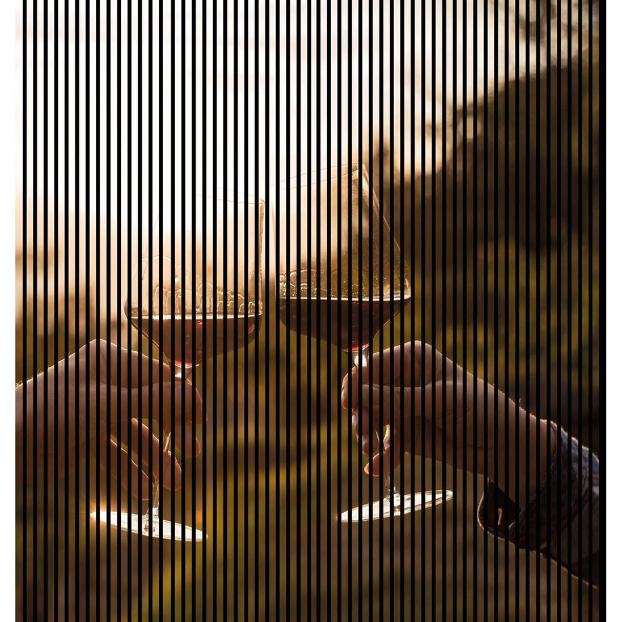 FN Acustico Akustikplatte Weinrot Multicolor aus MDF und PET, H x B x T: 2.400 x 2.253 x 19 mm - Bild 1