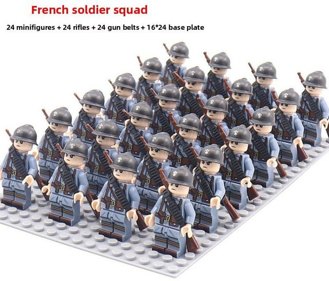 Yiran toy Soldaten Zweiter Weltkrieg Puppe, ab 14 Jahren - Bild 1