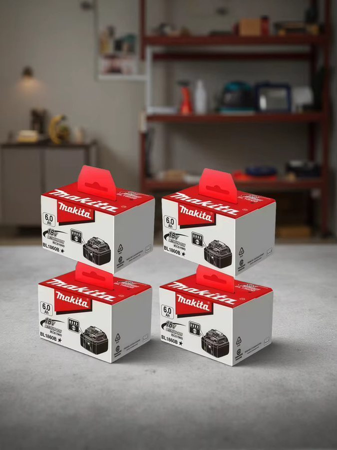Makita Hochleistungs-Akku 18V mit 6000mAh für Elektrowerkzeuge der BL1860 und BL1850B Serie - Bild 6
