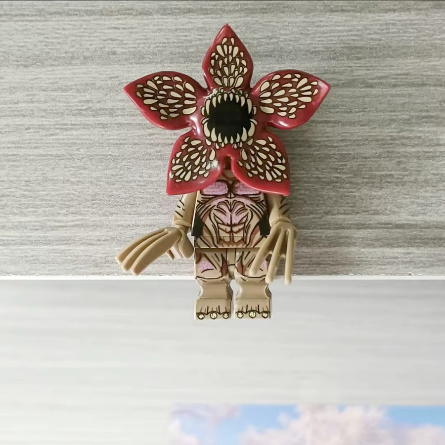 Hot Toys Stranger Things Dustin Mike Lucas Wird Demogorgon Modell Bausteine, 14-teiliges Set - Bild 2