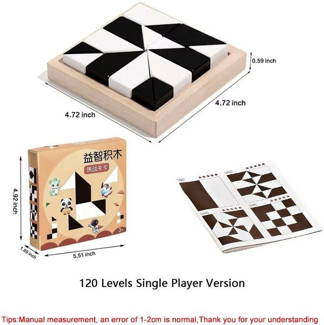 Topmix 120 Level Puzzle Versteckter Block, Lernspielzeug, ab 3 Jahre - Bild 1