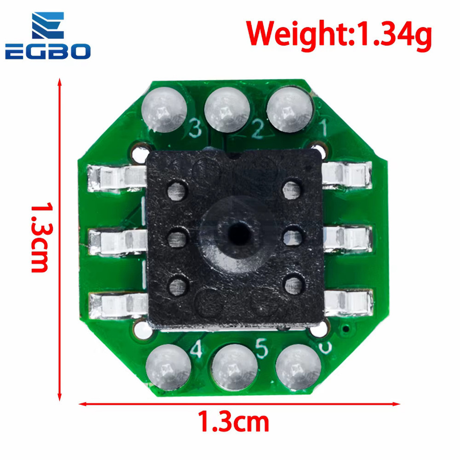 EGBO XGZP6847A Elektronisches Gasdruck-Sensor Modul Barometer mit Schlauch, 3,3 V/5V, 0-40kPa, Grün - Bild 2