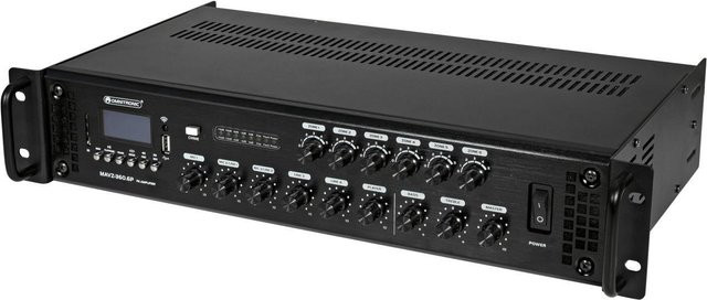 Omnitronic MAVZ-360.6P ELA-Mischverstärker 360W 6-Zonen in Schwarz - Bild 2