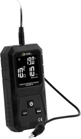 PCE Instruments Oberflächenwiderstandsmessgerät PCE-SRM in Schwarz mit Messbereich von 10 3 Ω bis 10 10 Ω - Bild 1
