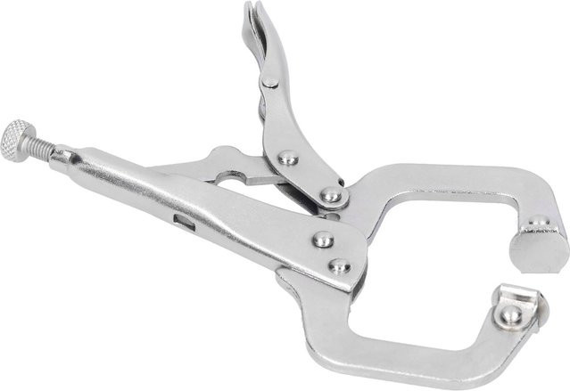 TOMTOP JMS C-förmige Feststellzange aus Edelstahl in Silber als Multifunktions-Schnellspanner für Holzbearbeitung und Schweißen - Bild 1