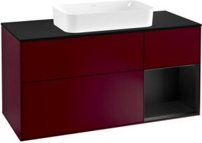 V&B Waschtischunterschrank Finion in Platinblau glänzend, Breite: 120 cm, Tiefe: 50,1 cm, Höhe: 50,1 cm - Bild 1