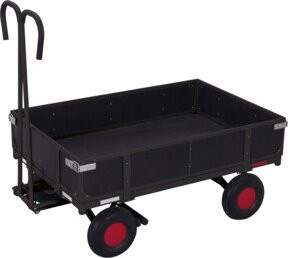 Cordes Handpritschenwagen mit Bordwand in Anthrazit RAL 7016 - Bild 1