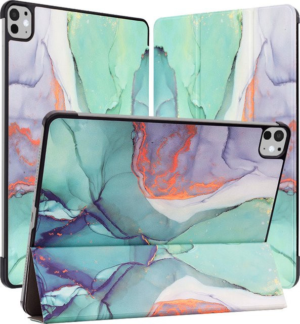 Techsuit FoldPro Hülle für Apple iPad Pro 11 (2024) in Green Time, Mehrfarbig - Bild 1