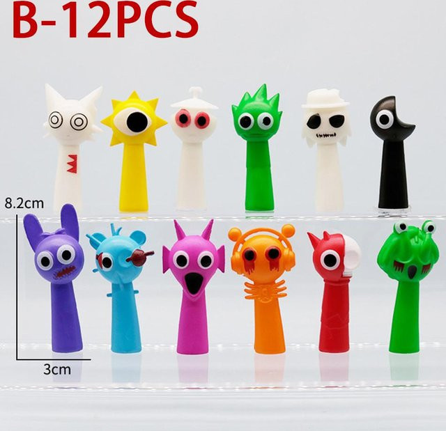Sprunki Figuren Modell, Actionfiguren, 8-12 Stück Set, ab 14 Jahren - Bild 1