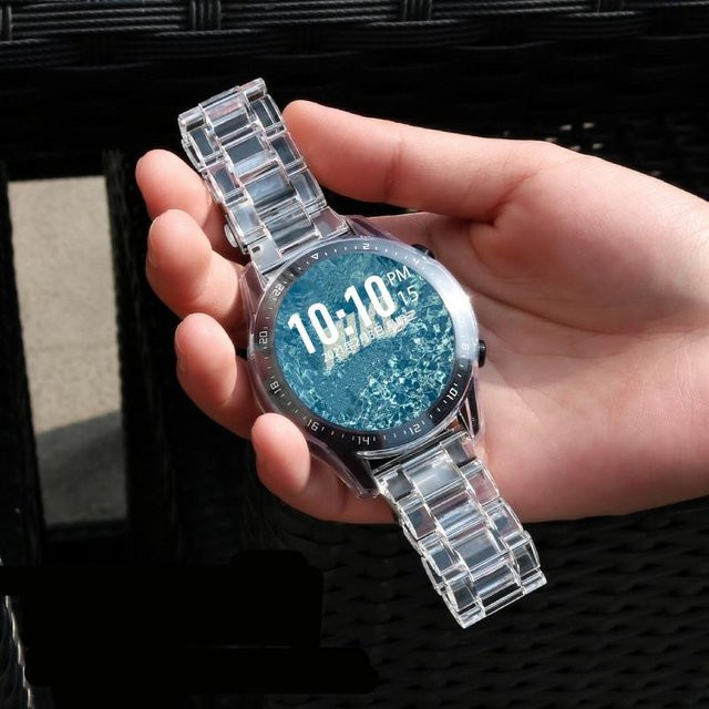 Armband 20mm Feder Regenbogen Süßigkeiten, Kunststoff, Damen - Bild 1
