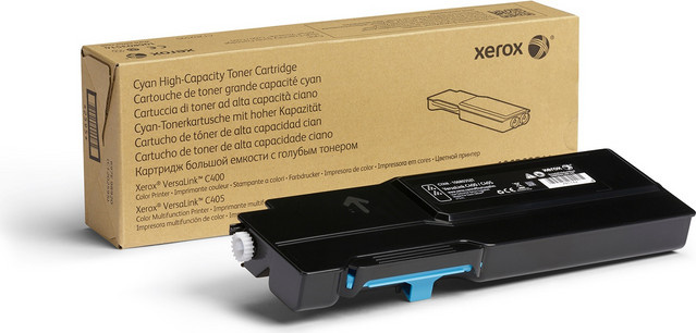 Xerox Original Tonerpatrone Cyan High Capacity für VersaLink C400DN, C400N, C400V/DN, C400V/DNM, C405DN, C405N, C405V/DN, C405V/DNM (106R03518) - Bild 1