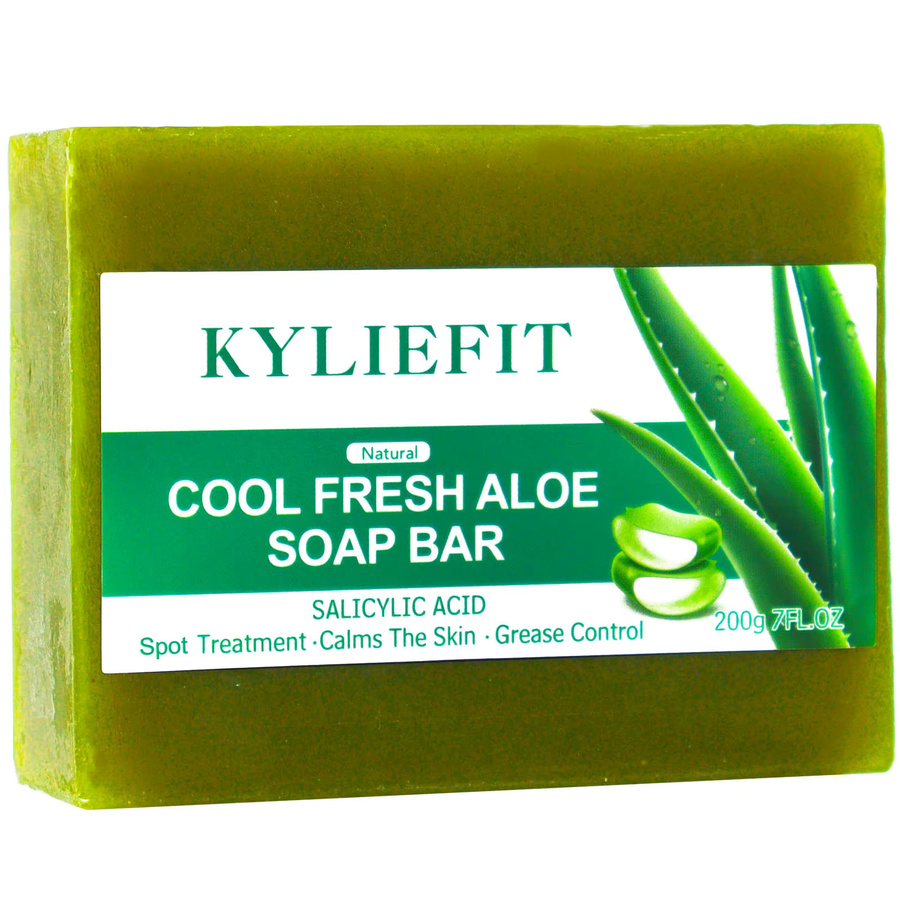 AILKE Aloe Brightening Soap Bar mit Aloe Vera, 200 g, Gesicht und Körper - Bild 7
