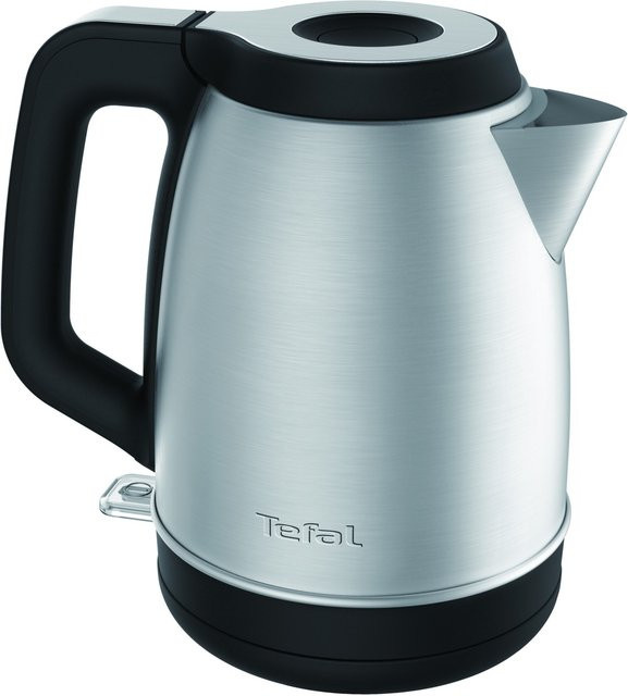 Tefal Wasserkocher KI280D aus Edelstahl in Schwarz und Silber mit Kalkfilter - Bild 1