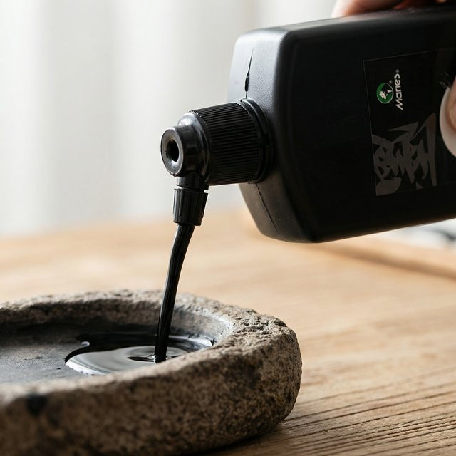 Marie's Chinesische Kalligraphie Tinte Schwarz in der Flasche - Bild 1