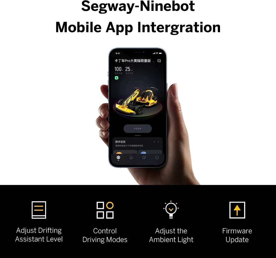 Ninebot Hochgeschwindigkeits-Gokarts für Erwachsene - Bild 3