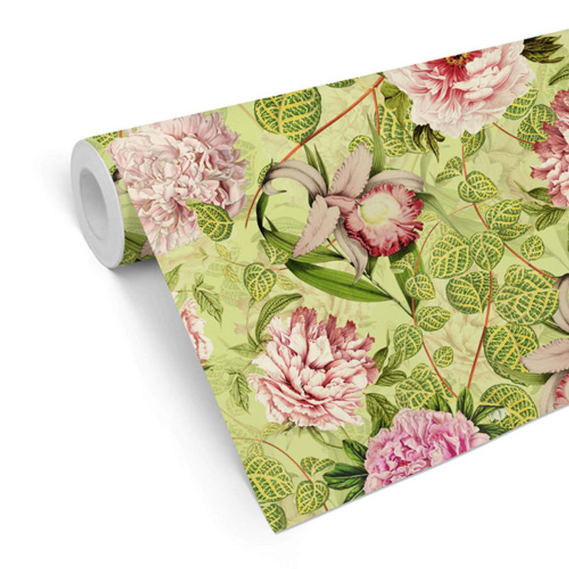 K&L Wall Art Vliestapete Vintage Sommer Botanische Blumen, mehrfarbig, matt - Bild 2