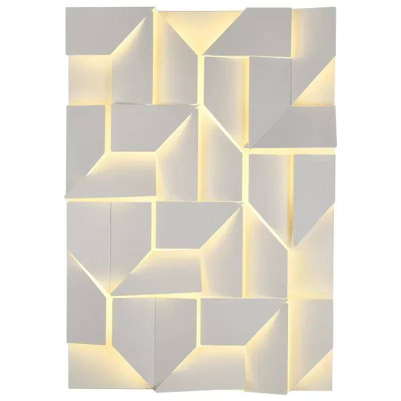 JIANKEXING LED Wandleuchte in Weiß mit warmweißem Licht für Wohnzimmer, Schlafzimmer und Flur - Bild 6