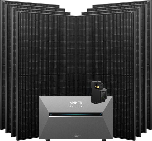 Anker SOLIX Solarbank 3 Pro 3.640 W Balkonkraftwerk mit Smart Meter in Schwarz und Grau, IP65 - Bild 1