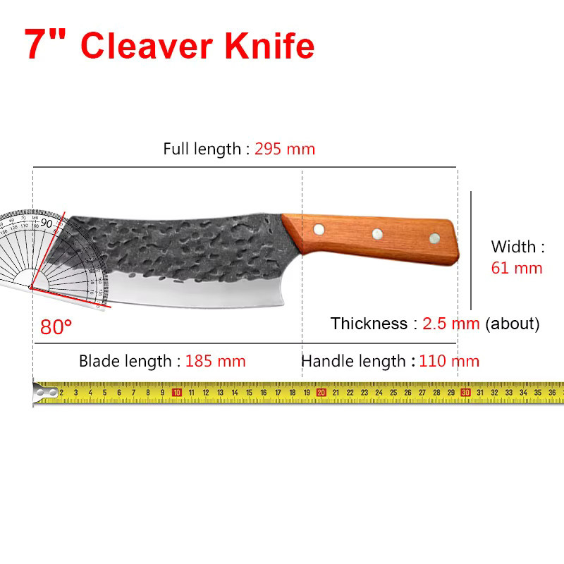 GuanQi Geschmiedetes Paring Knife mit Holzgriff in Silber und Braun - Bild 2
