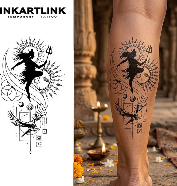 INKARTLINK Spiritueller Göttlicher Saft Tattoo-Patch, wasserfest - Bild 1