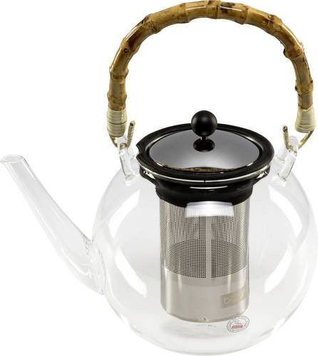 Bodum Assam Bamboo Teebereiter Transparent Schwarz 1,5 l - Bild 1