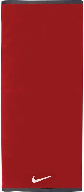 Nike Fundamental Handtuch für Erwachsene aus Baumwolle, schnelltrocknend und flauschig, Schwarz-Weiß-Rot - Bild 1