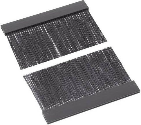 Hager MES-B02 Bürste aus Kunststoff in Schwarz, IP40, H x L: 95 x 174 mm - Bild 1