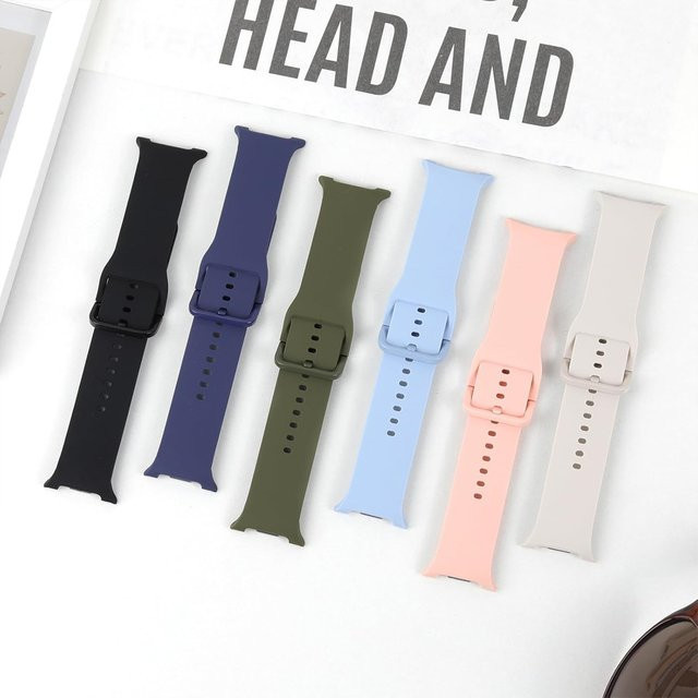 Uhrenarmband Silikon, Schwarz, Samsung Galaxy Watch 8, Unisex - Bild 1