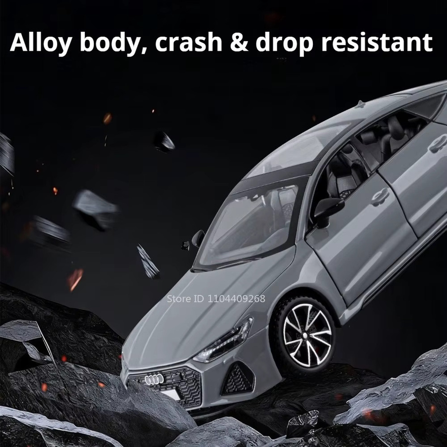 RMZ city RS7 A6L Modellauto, 1:32 Maßstab, Metall, mit öffnungsfähigem Kofferraum - Bild 5