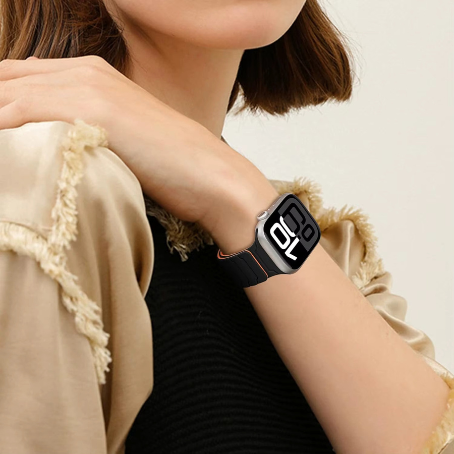 RWBANDS Uhrenarmband Silikon, Schwarz, Unisex - Bild 4