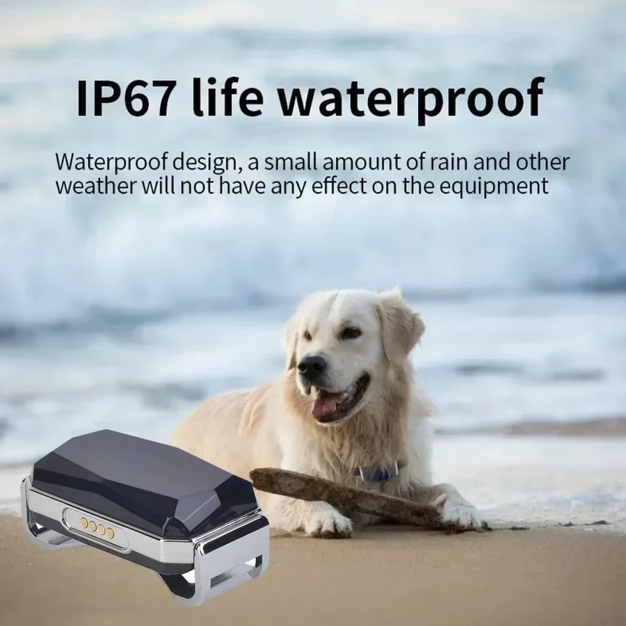 NUOYING Pet Smart G12 GPS Tracker Mini Wasserdichter Locator für Hund und Katze in Schwarz oder Blau - Bild 3