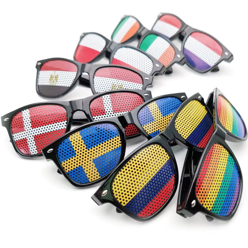 Unisex Sonnenbrille, Vollrand, Kunststoff, schwarz, multicolor - Bild 1