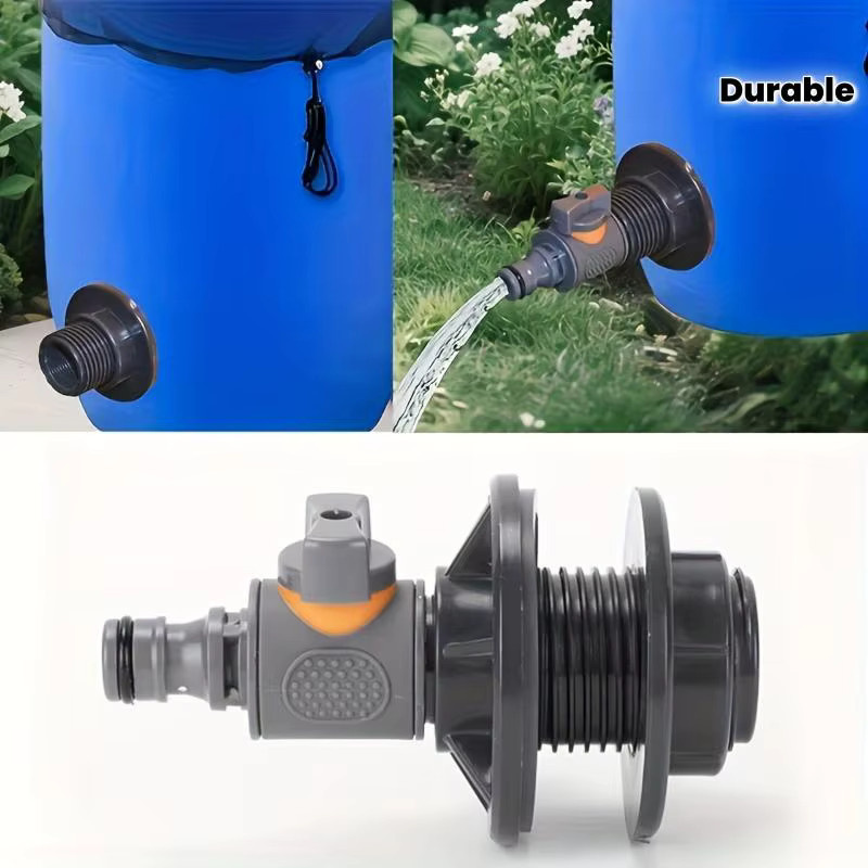 ESHYLALA 1/2-Zoll PVC Absperrventil-Set für Regentonnen, Aquarien und Wassertanks - Bild 3