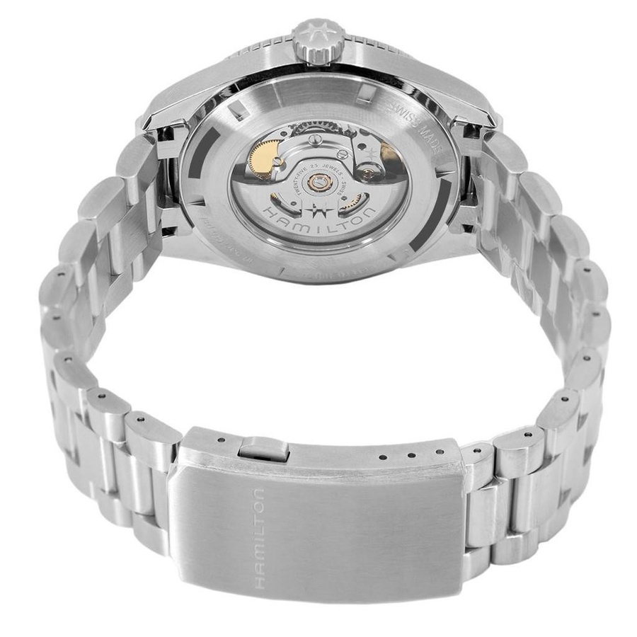 Hamilton Armbanduhr Khaki Field Expedition, Automatik, Edelstahl, Schwarz, 41 mm, Herren - Bild 2