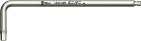 Wera 3950 PKL Winkelschlüssel Hex metrisch aus Edelstahl in Silber, 2 x 101 mm - Bild 1