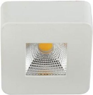LED-Aufbauspot EVA-6 quadratisch in Weiß, 5W, 6500K Kaltweiß - Bild 1