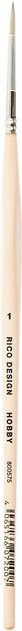 Rico Design Hobby-Pinsel Synthetic Ergonomic rund in Beige - Bild 1