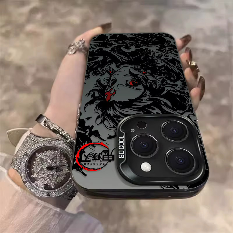 Bandai Demon Slayer Anime Tanjiro Kamado Handyhülle für iPhone 17 16 15 14 13 12 11 Pro Max Multicolor - Bild 2