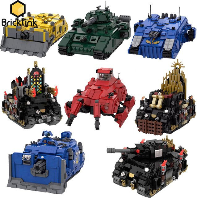 Bricklink Hammer Spiel Schlacht Militär Tank, Fahrzeuge, ab 18 Jahren - Bild 1