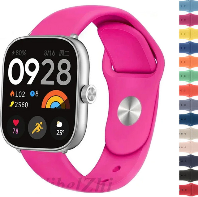 Xiaomi Uhrenarmband Silikon, Unisex, Xiaomi Mi Band 8 Pro, Redmi Uhr 4 - Bild 1