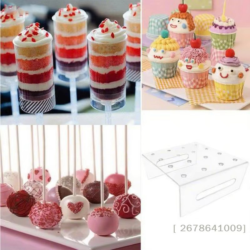 DaugY 33 Organizer aus transparentem Acryl für Cake-Pops und Lollipops - Bild 3