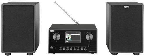Imperial DABMAN i310 CD Stereoanlage in Schwarz mit Internetradio, DAB+, UKW, CD, Bluetooth, DLNA und NFC - Bild 1