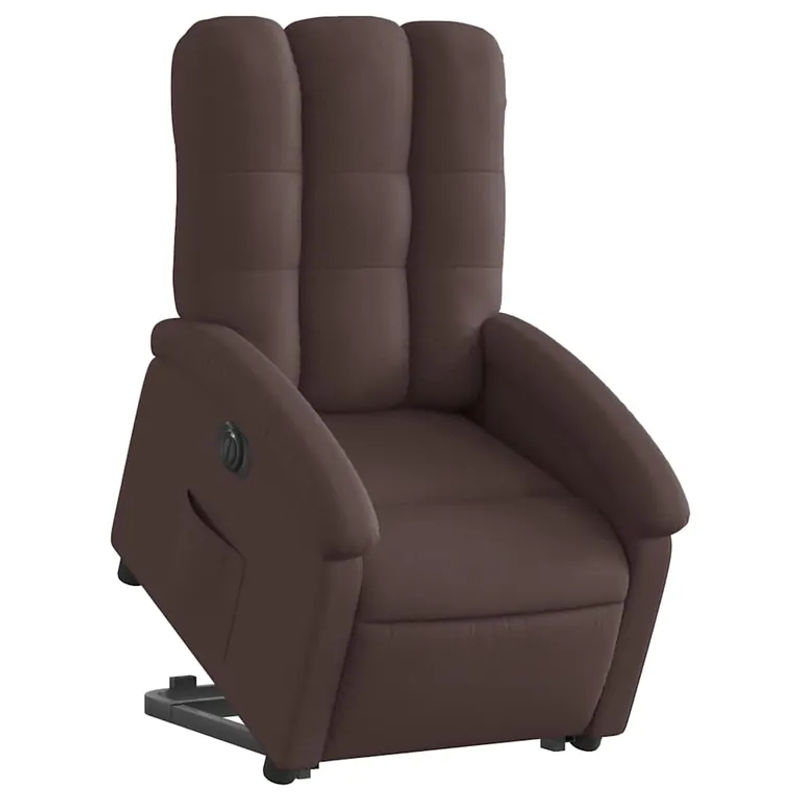 Vidaxl Elektrischer Massagesessel als Aufstehhilfe und Relaxsessel in Braun mit Stoffbezug - Bild 7