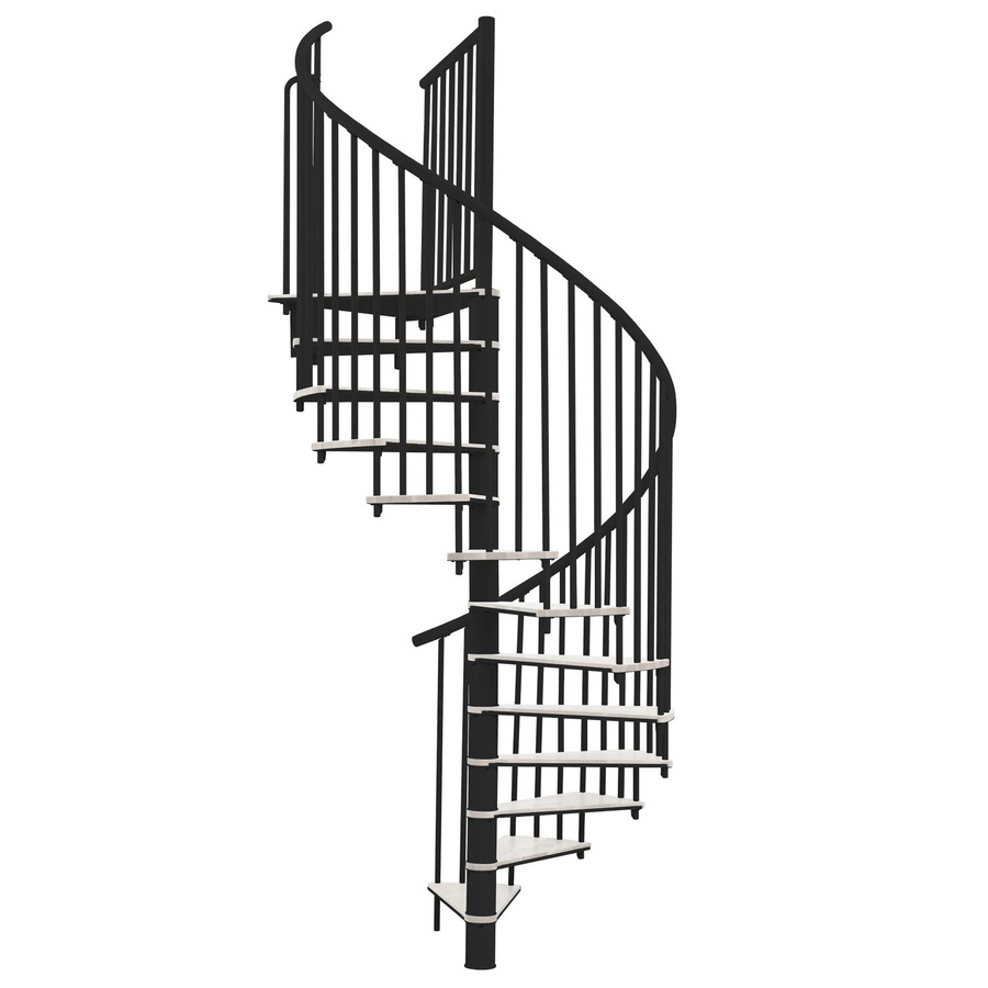 Minka Spindeltreppe Switch Ø 140 cm Schwarz-Weiß für eine Raumhöhe bis 295 cm - Bild 2